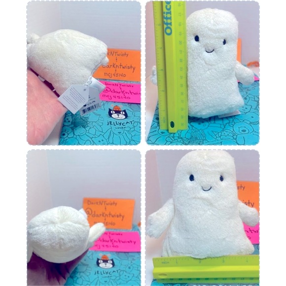 1 OWNER NEVER THRIFTS NO ODOR JELLYCAT OOKY GHOST ORIGINAL RELEASE - Picture 13 of 13